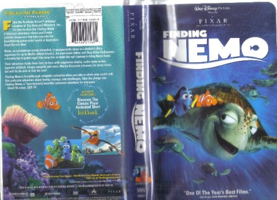 Finding Nemo Vhs 03 Vhs And Dvd Credits Wiki Fandom