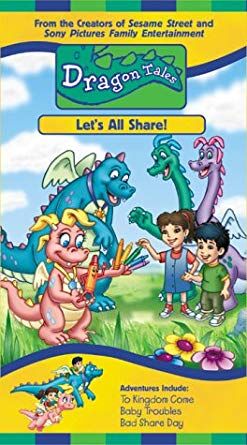 Dragon Tales: Let's All Share! VHS 2000 | Vhs and DVD Credits Wiki | Fandom