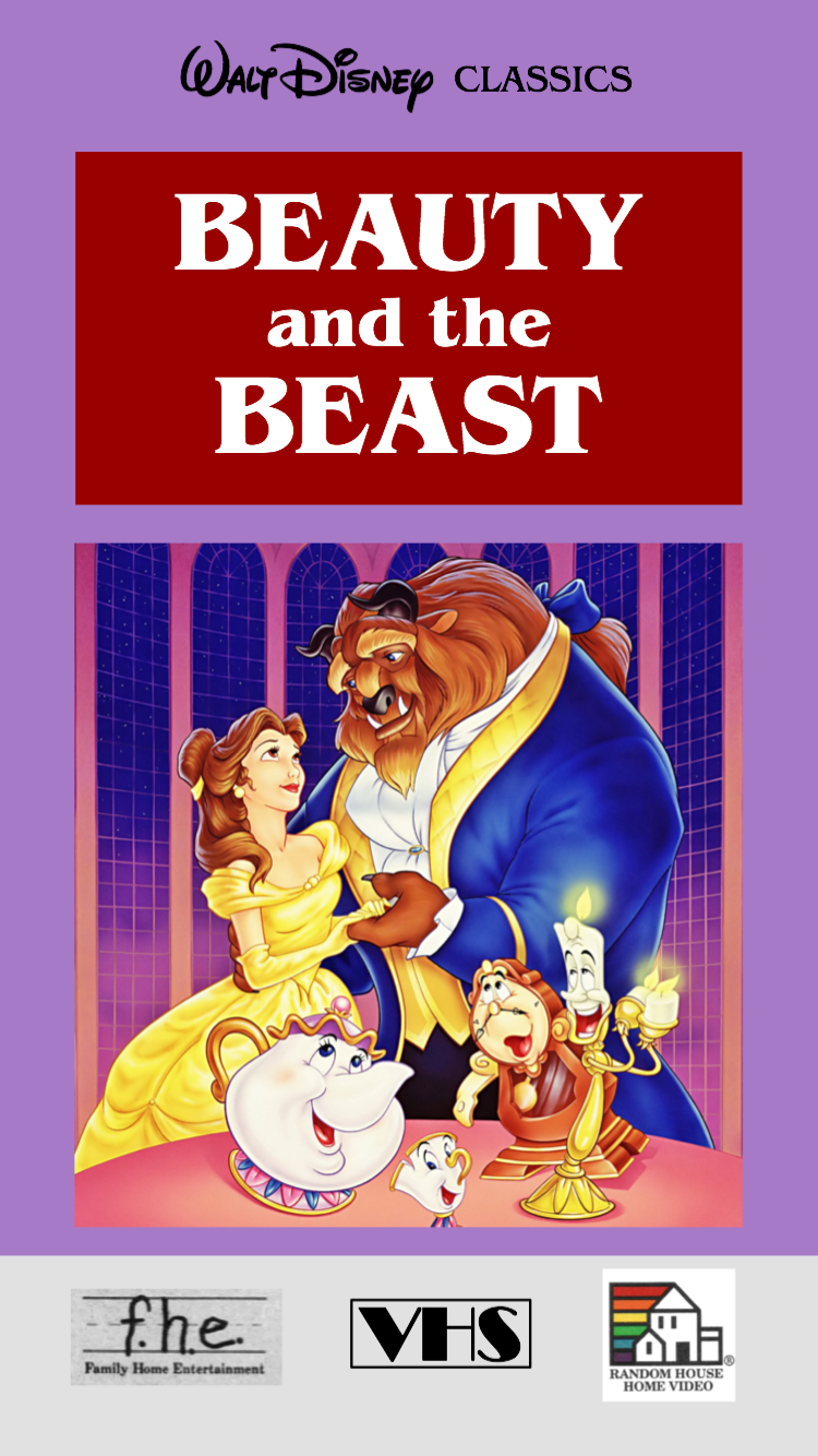 Beauty and the Beast VHS 1992 | Vhs and DVD Credits Wiki | Fandom