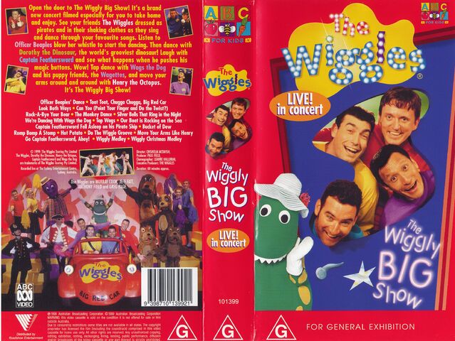 The Wiggles: The Wiggly Big Show VHS 2001 | Vhs and DVD Credits... 