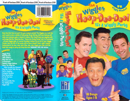 The Wiggles: Hoop-Dee-Doo! It's a Wiggly Party VHS 2002 | Vhs and DVD ...