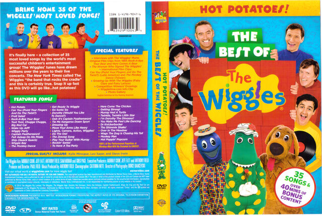The Wiggles Hot Potatoes The Best Of The Wiggles Dvd 10 Vhs And Dvd Credits Wiki Fandom