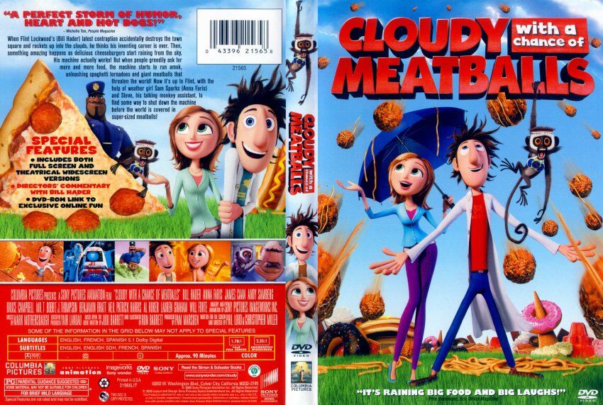 Cloudy With A Chance Of Meatballs Dvd 10 Vhs And Dvd Credits Wiki Fandom Cloudy With A Chance Of Meatballs Dvd 10 Vhs And Dvd Credits Wiki Fandom