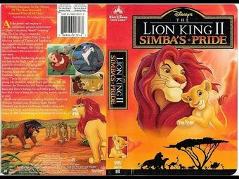 The Lion King Ii Simba S Pride Vhs 1998 Vhs And Dvd Credits Wiki Fandom