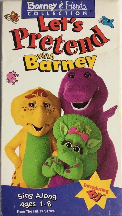 Let's Pretend with Barney VHS 1994.