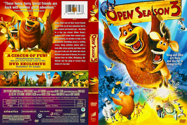 Open Season 3 DVD 2011 | Vhs and DVD Credits Wiki | Fandom