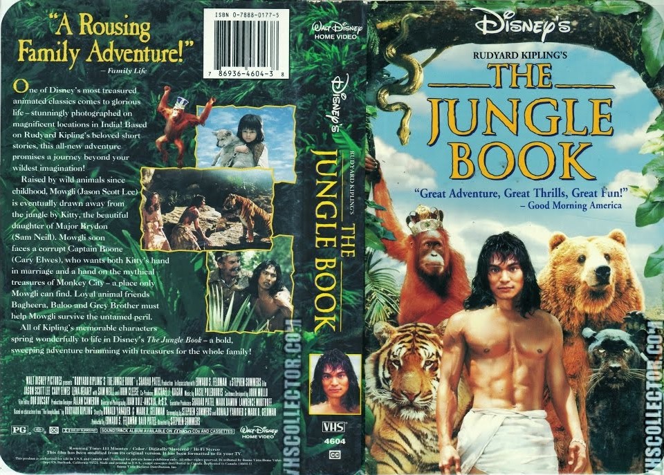 The Jungle Book VHS 1995.