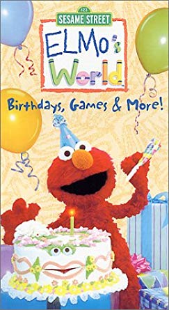 Elmo's World: Birthdays, Games & More! VHS 2001 | Vhs and DVD Credits
