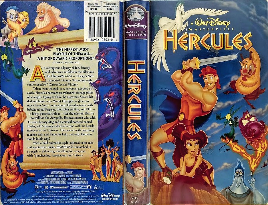 Hercules Vhs 1998 Vhs And Dvd Credits Wiki Fandom