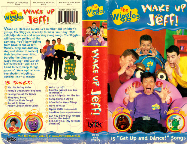 wiggles wake up jeff vhs