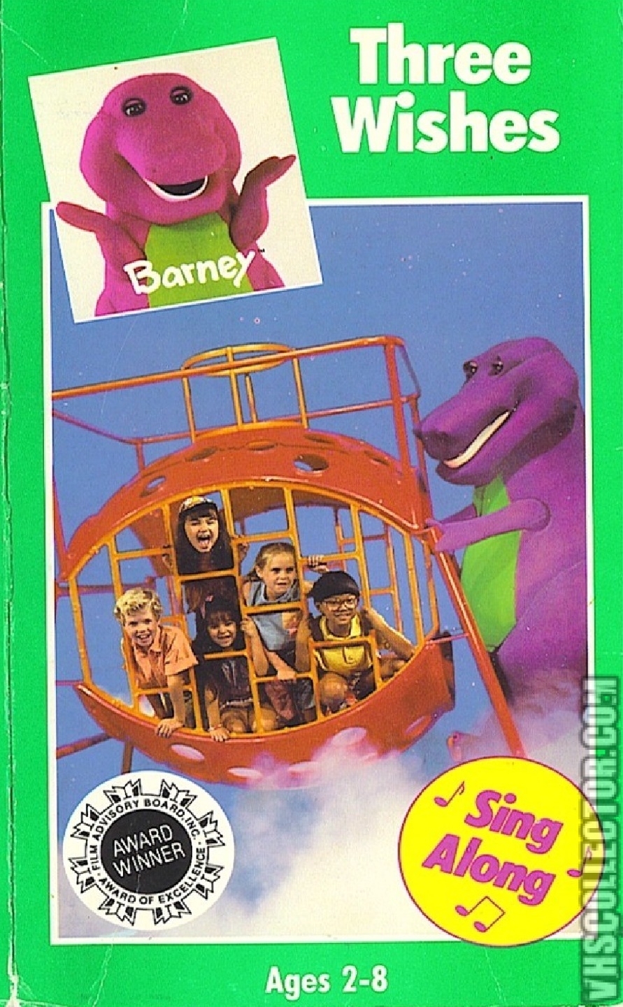 Barney Three Wishes Vhs 1992 Vhs And Dvd Credits Wiki Fandom
