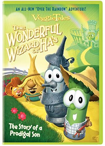 Veggietales The Wonderful Wizard Of Ha S Dvd 07 Vhs And Dvd Credits Wiki Fandom