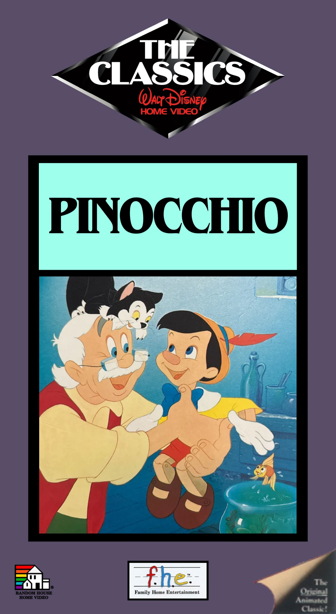 Pinocchio VHS 1985 Vhs and DVD Credits Wiki Fandom
