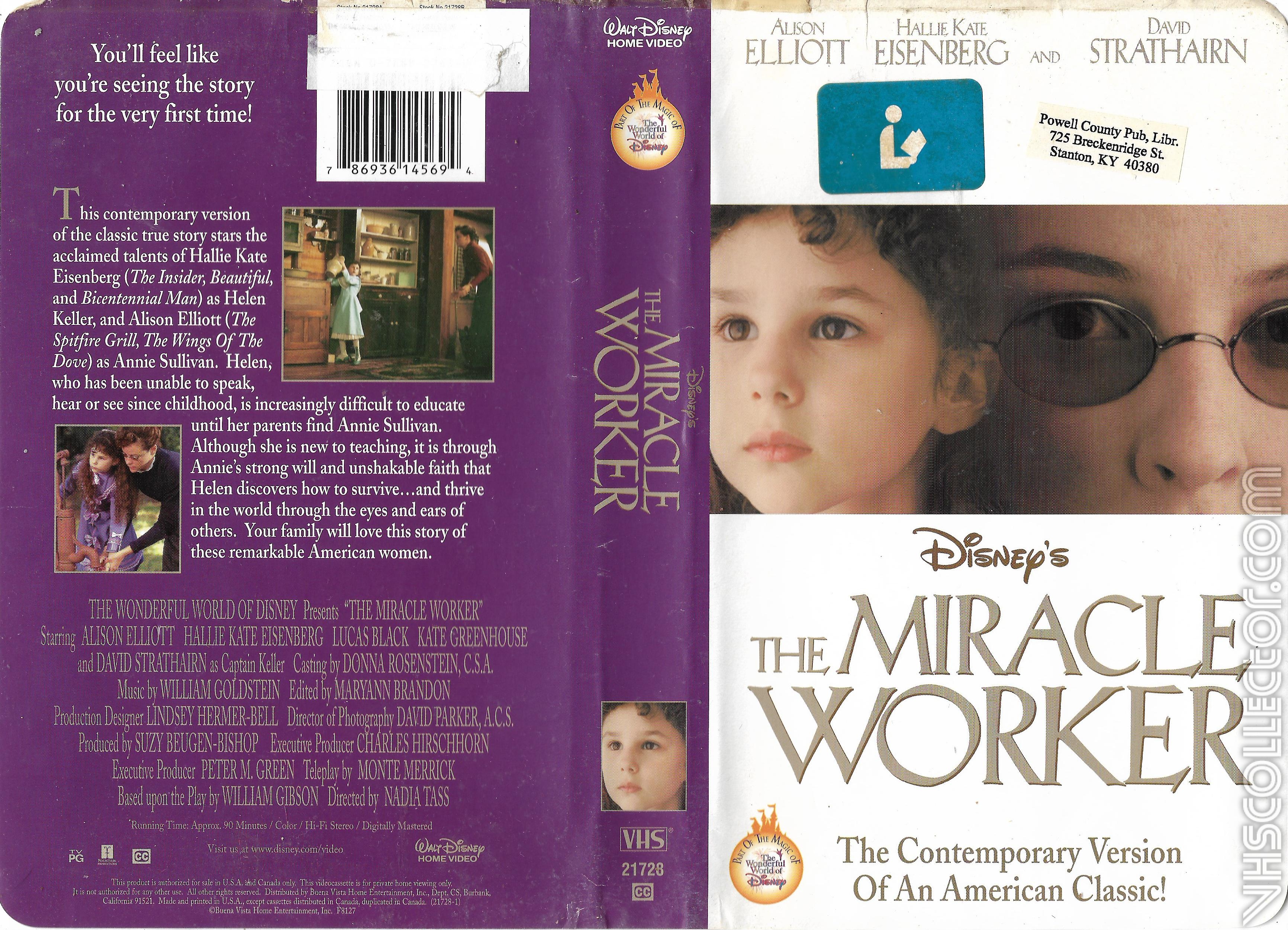 the miracle worker dvd