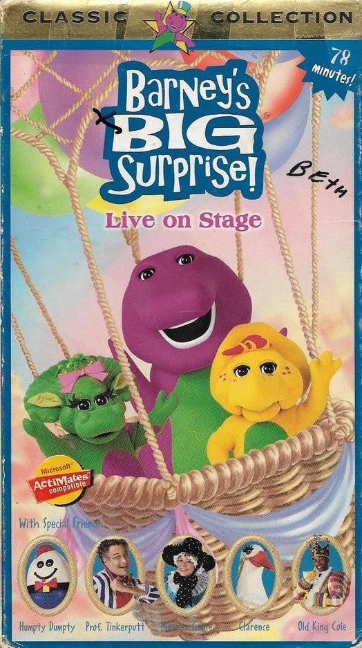 Barney Big Surprise Vhs 1998