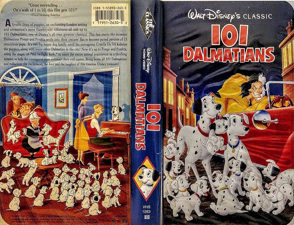 101 Dalmatians VHS 1992 | Vhs and DVD Credits Wiki | Fandom