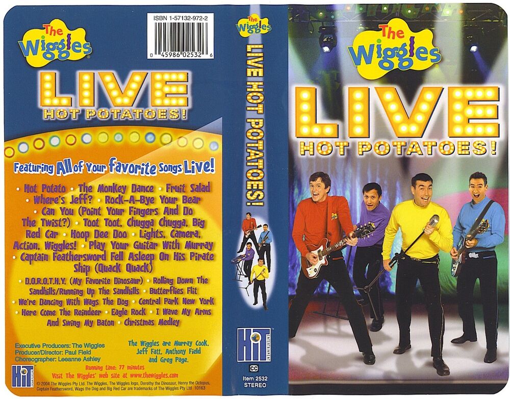 The Wiggles Live Hot Potatoes Vhs 05 Vhs And Dvd Credits Wiki Fandom