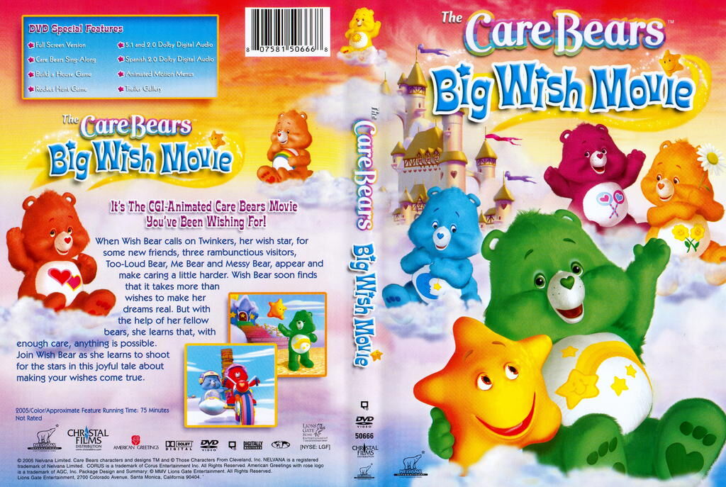 The Care Bears Big Wish Movie Dvd 05 Vhs And Dvd Credits Wiki Fandom The Care Bears Big Wish Movie Dvd 05 Vhs And Dvd Credits Wiki Fandom
