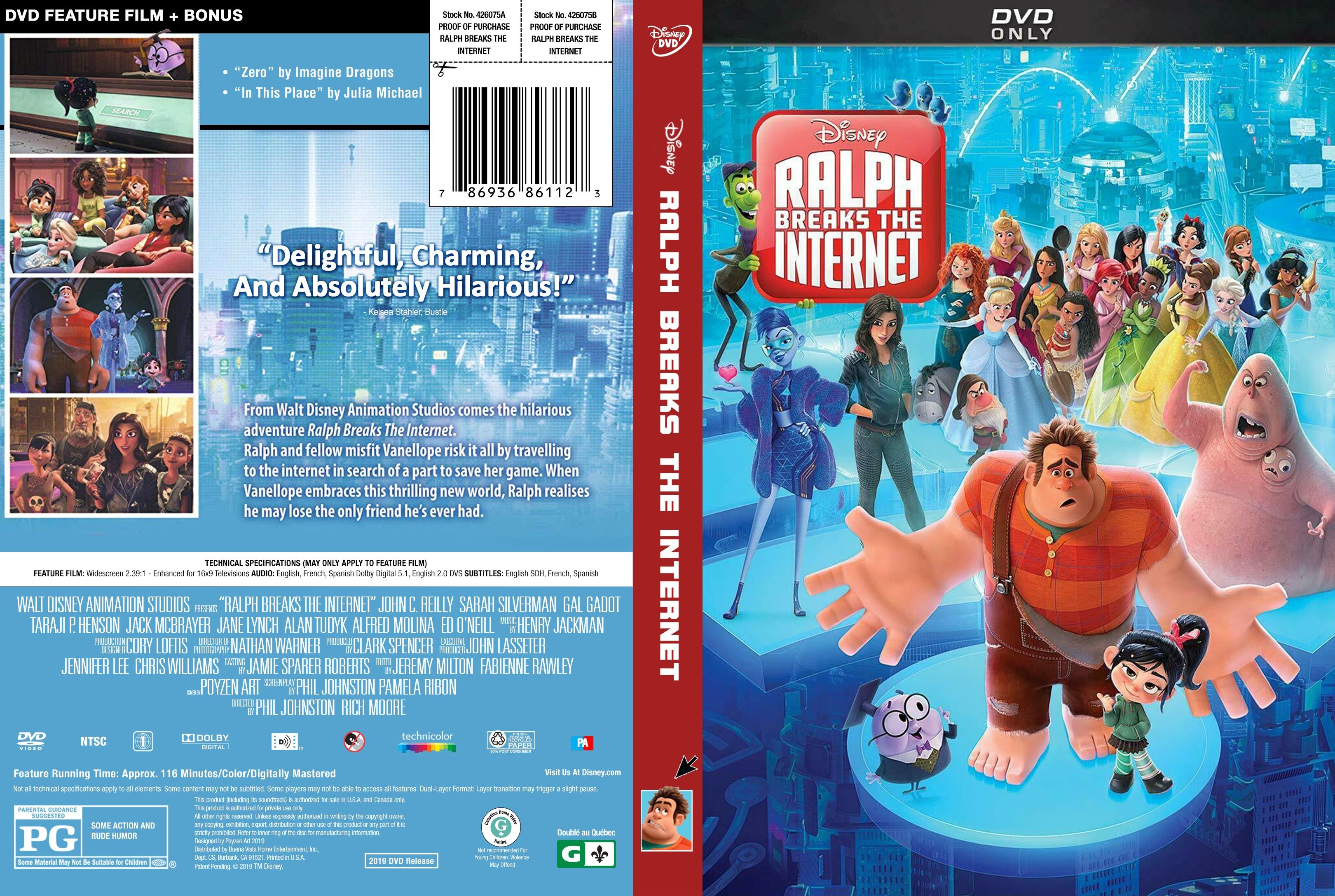 Ralph Breaks the Internet DVD 2019 | Vhs and DVD Credits Wiki | Fandom