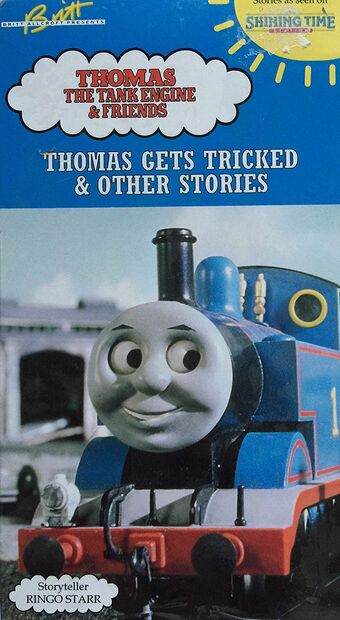 Thomas The Tank Engine Friends Thomas Gets Tricked Other Stories Vhs 1990 Vhs And Dvd Credits Wiki Fandom - drawn thomas and friends roblox