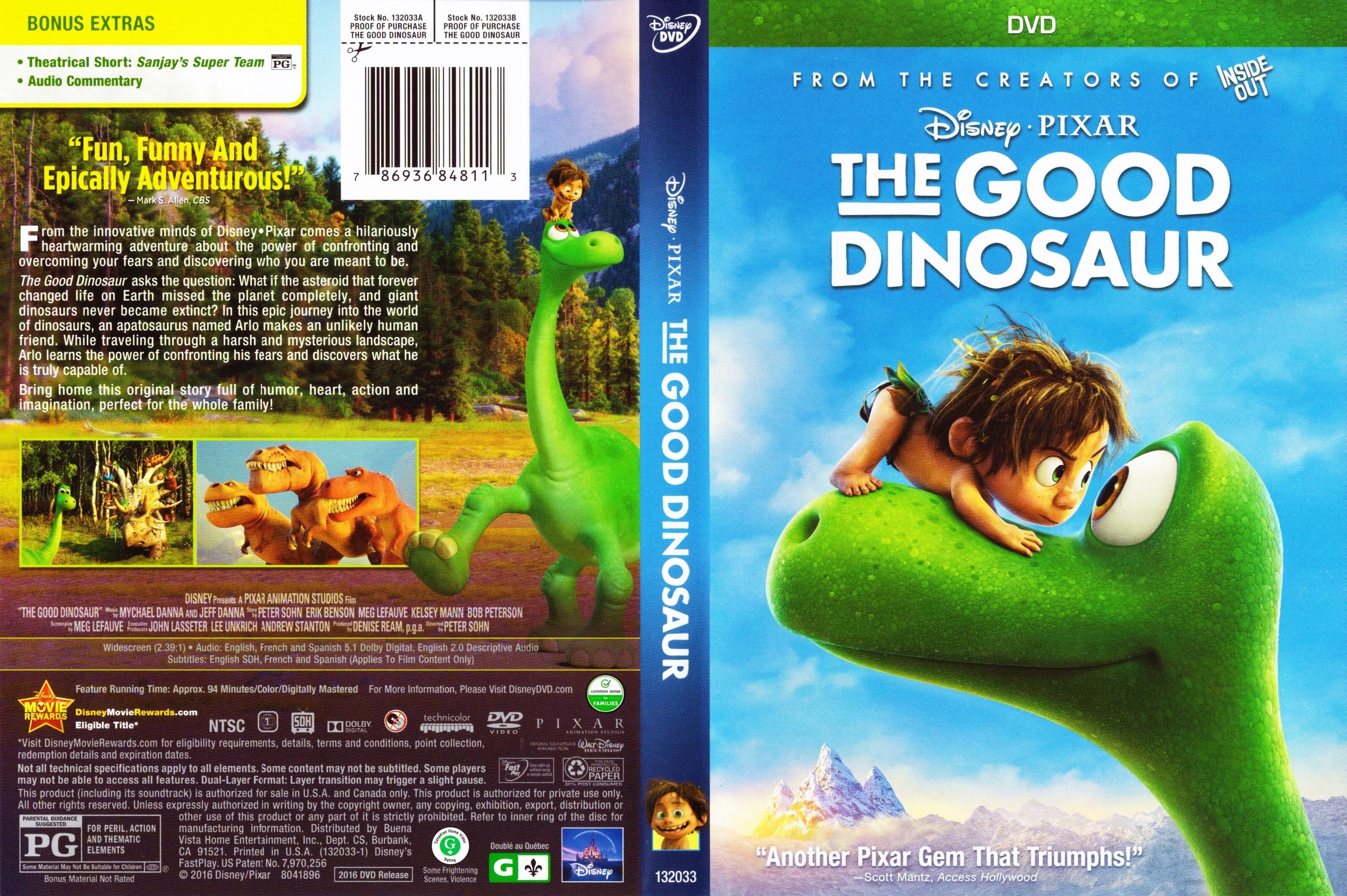 The Good Dinosaur Dvd 16 Vhs And Dvd Credits Wiki Fandom