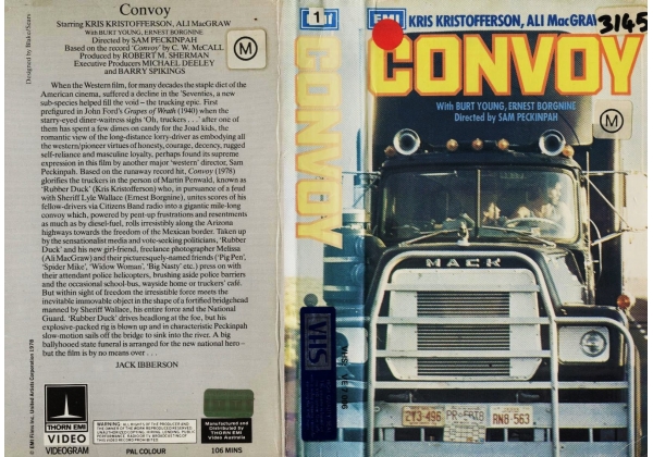 Opening and Closing to Convoy (1978) 1984 VHS (Australia), VHS Openings  Wiki