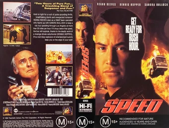 Opening and Closing to Speed (1994) 1995 VHS (Australia) (re