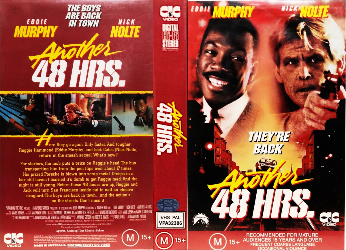 Opening and Closing to Another 48 Hrs. (1990) 1991 VHS (Australia ...