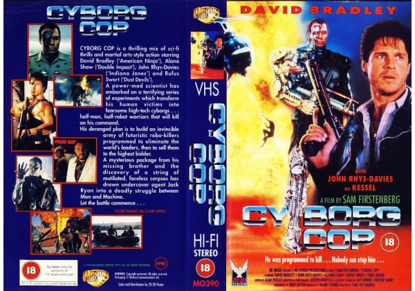 Opening to Cyborg Cop (1993) 1993 VHS (UK) (rental) | VHS