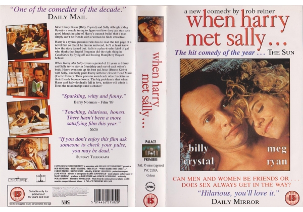 Opening and Closing to When Harry Met Sally (1989) 1990 VHS (UK