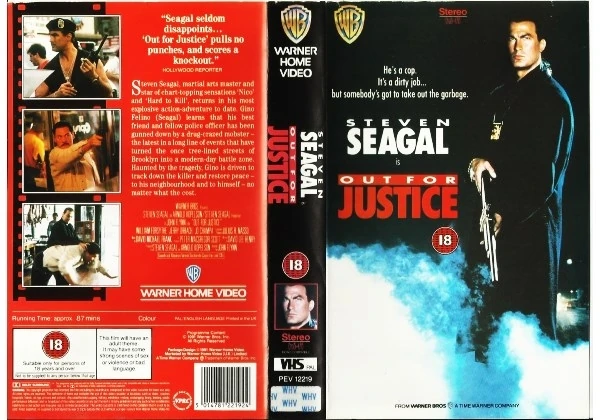 Opening to Out for Justice (1991) 1991 VHS (UK) (rental) | VHS  