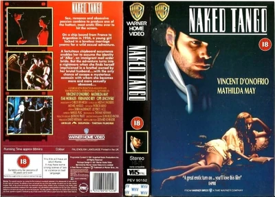 Opening to Naked Tango (1990) 1992 VHS (UK) (rental) | VHS Openings