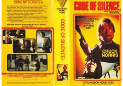 Opening and Closing to Code of Silence (1985) 1986 VHS