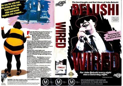 Opening and Closing to Wired (1989) 1990 VHS (Australia