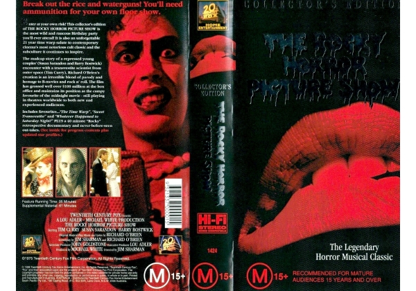 Opening and Closing to The Rocky Horror Picture Show (1975) 1996 VHS ...