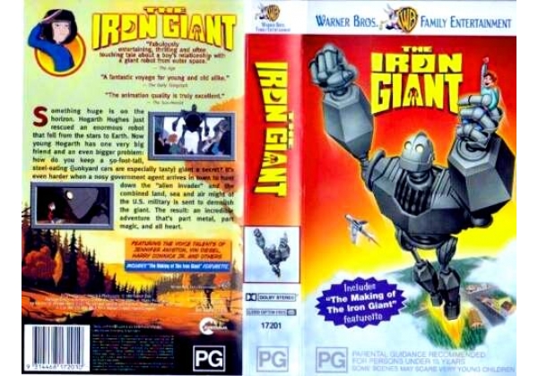 Opening & Closing to The Iron Giant (1999) 2000 VHS (Australia