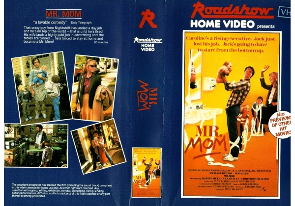 Opening and Closing to Mr. Mom (1983) 1984 VHS (Australia