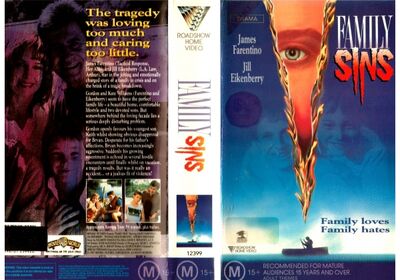 Opening and Closing to Family Sins (1987) 1991 VHS (Australia