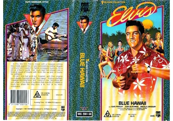 Opening and Closing to Blue Hawaii (1961) 1986 VHS
