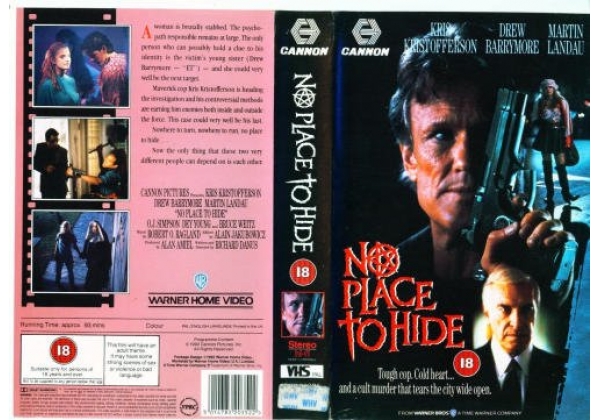 Opening to No Place To Hide (1992) 1992 VHS (UK) (rental) | VHS