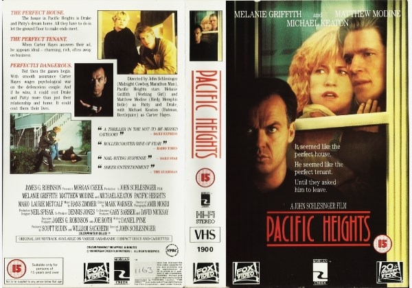 Opening to Pacific Heights (1990) 1991 VHS (UK) (rental) | VHS