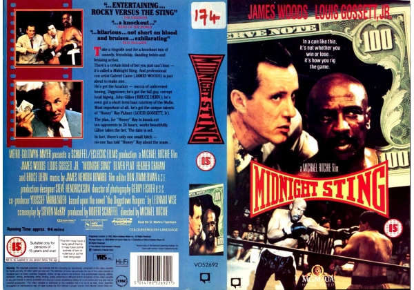 Opening to Midnight Sting (1992) 1993 VHS (UK) (rental) | VHS 