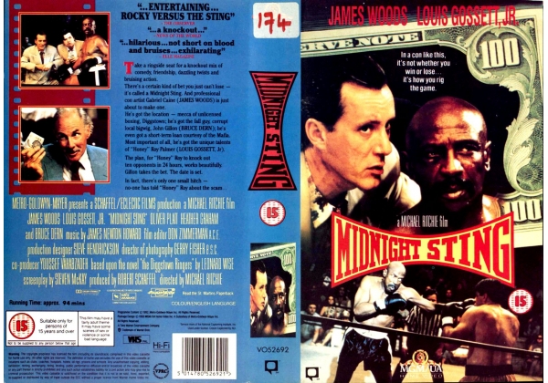 Opening to Midnight Sting (1992) 1993 VHS (UK) (rental