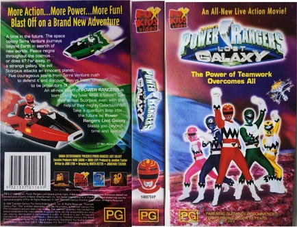 Opening to Power Rangers Lost Galaxy - Volume 1 (1999) 1999 VHS