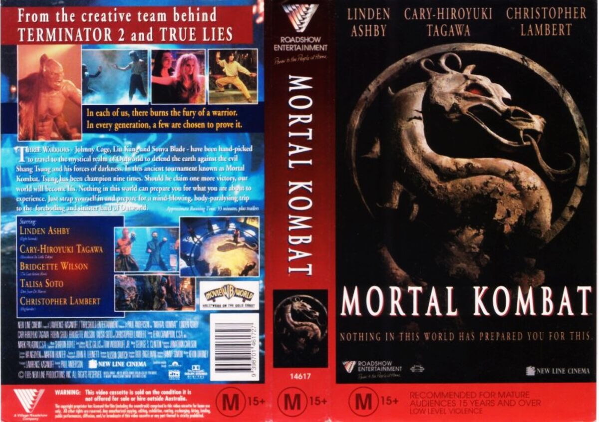 Opening and Closing to Mortal Kombat (1995) 1996 VHS