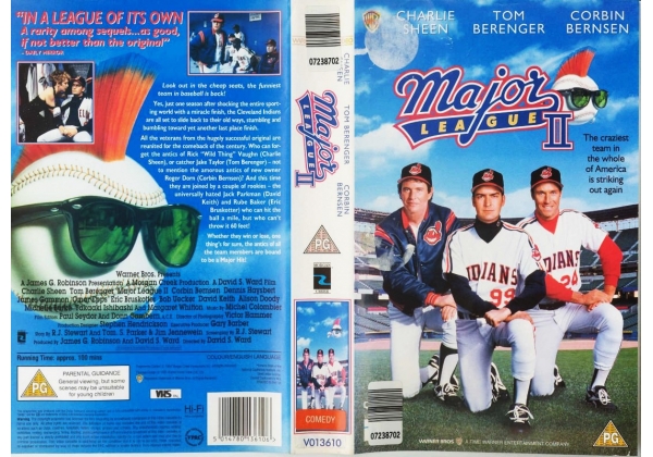 Opening to Major League II (1994) 1995 VHS (UK) (rental), VHS Openings  Wiki