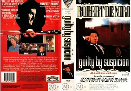 Opening and Closing to Guilty by Suspicion (1991) 1992 VHS