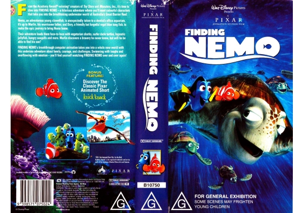 Opening And Closing To Finding Nemo 03 04 Vhs Australia Vhs Openings Wiki Fandom