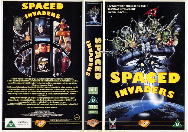 Opening to Spaced Invaders (1990) 1991 VHS (UK) (rental
