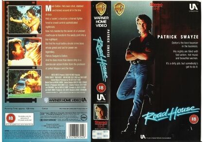 Opening & Closing to Road House (1989) 1990 VHS (UK) (rental